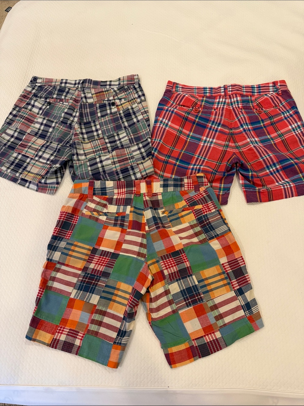 J CREW Madras Plaid Shorts 3/$60